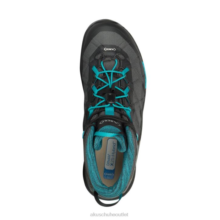 Frauen AKU Rocket Mid DFS GTX 82X432 schwarz/türkis