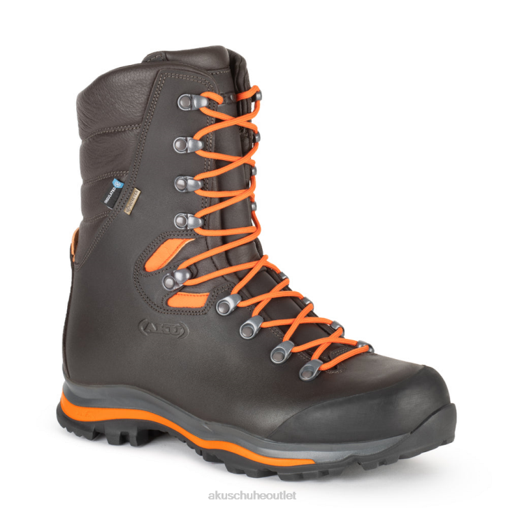 unisex AKU Riserva High 200 GTX 82X457 braun/flo orange